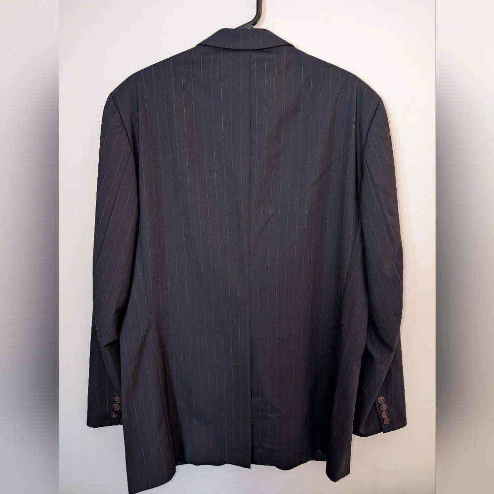 Chaps Black Suit Jacket 42 Tall